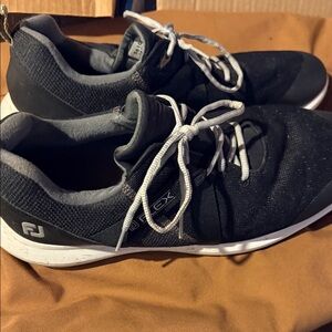 FootJoy Black and Gray Athletic Shoes